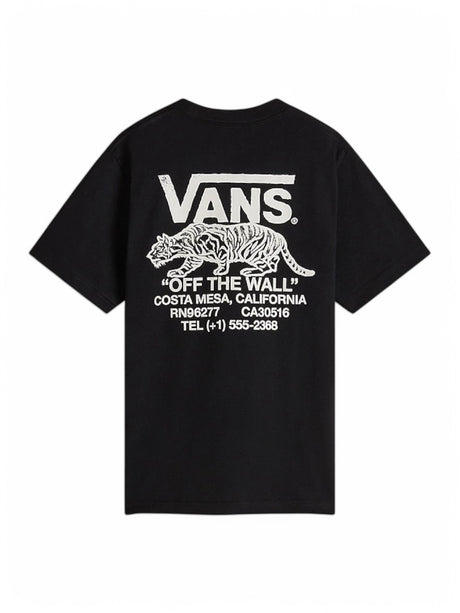 T-Shirt Sneaky Vans Jr Bambino - Nero