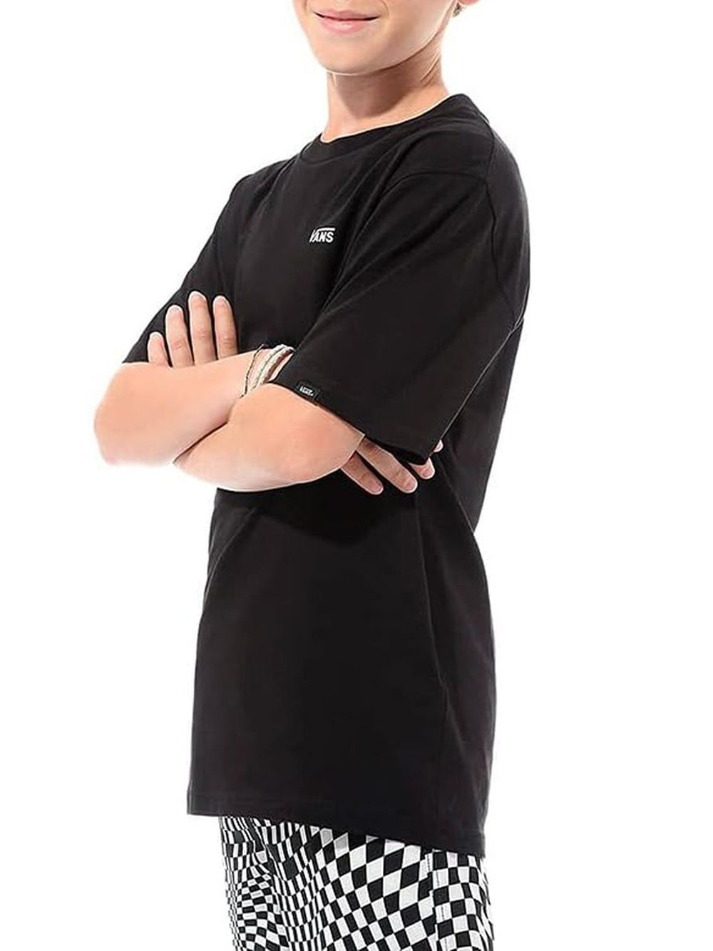 T-Shirt Vans Jr Bambino - Nero