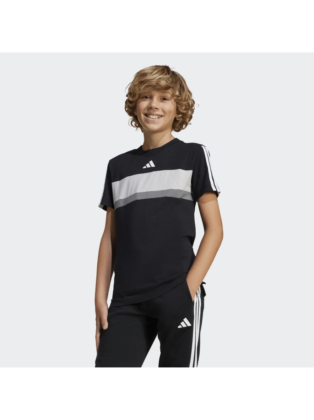 T-shirt Adidas Unisex Bambino - Nero