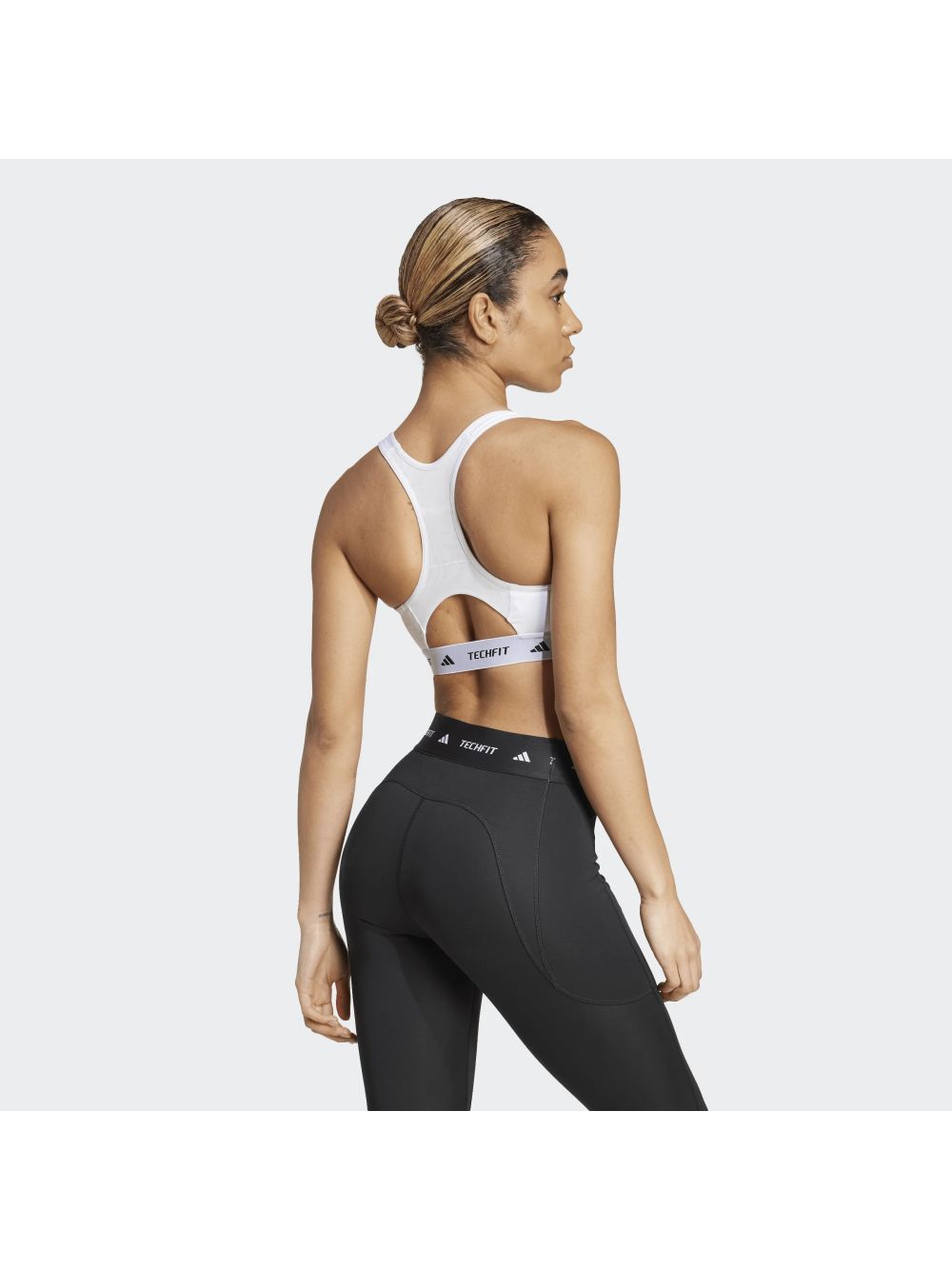 Top Sportivo Adidas TF BRA Donna - Bianco