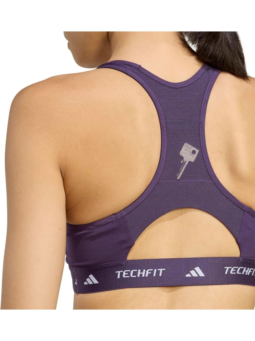 Top Sportivo Adidas TF BRA Donna - Viola