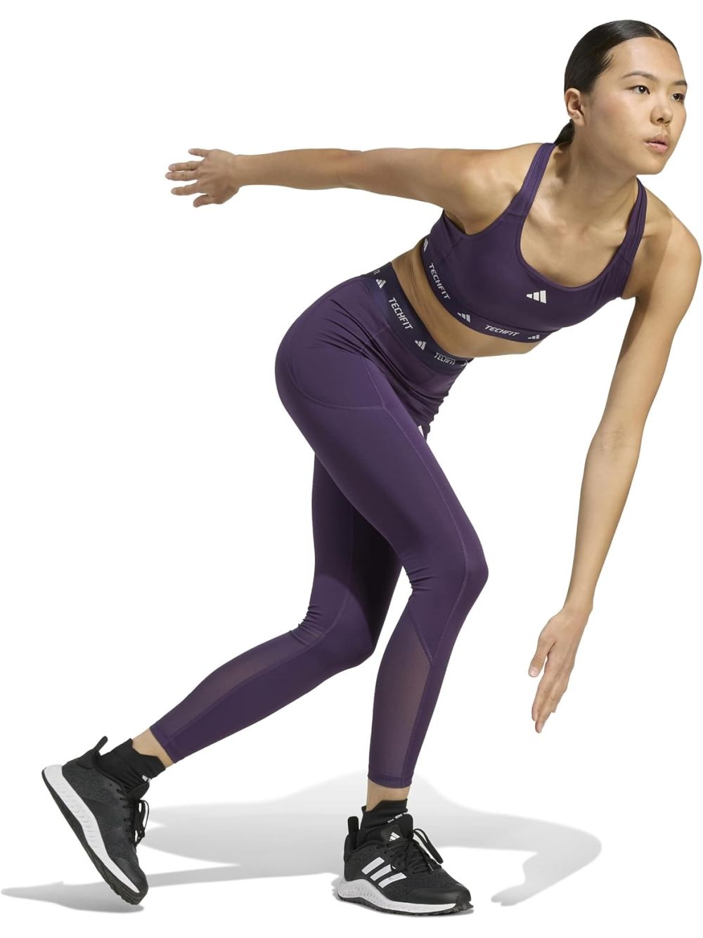 Top Sportivo Adidas TF BRA Donna - Viola