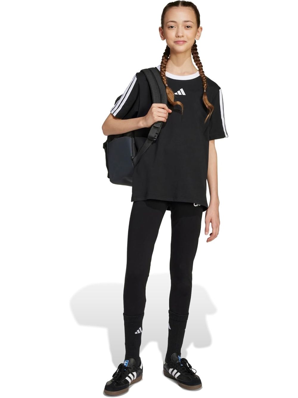 T-shirt Adidas Bambina - Nero