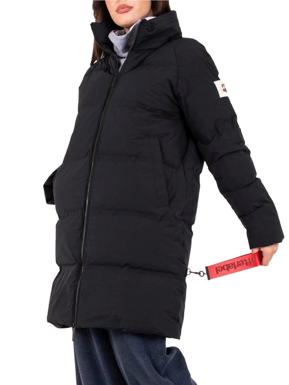 Giubbotto After Label Donna - Nero