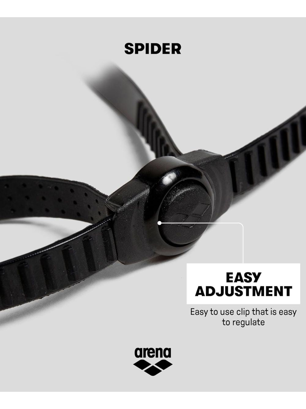 Occhiali - Occhialini Arena spider Unisex - Nero