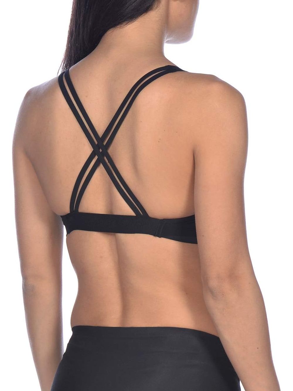 Reggiseno Sportivo Arena metis Donna - Nero