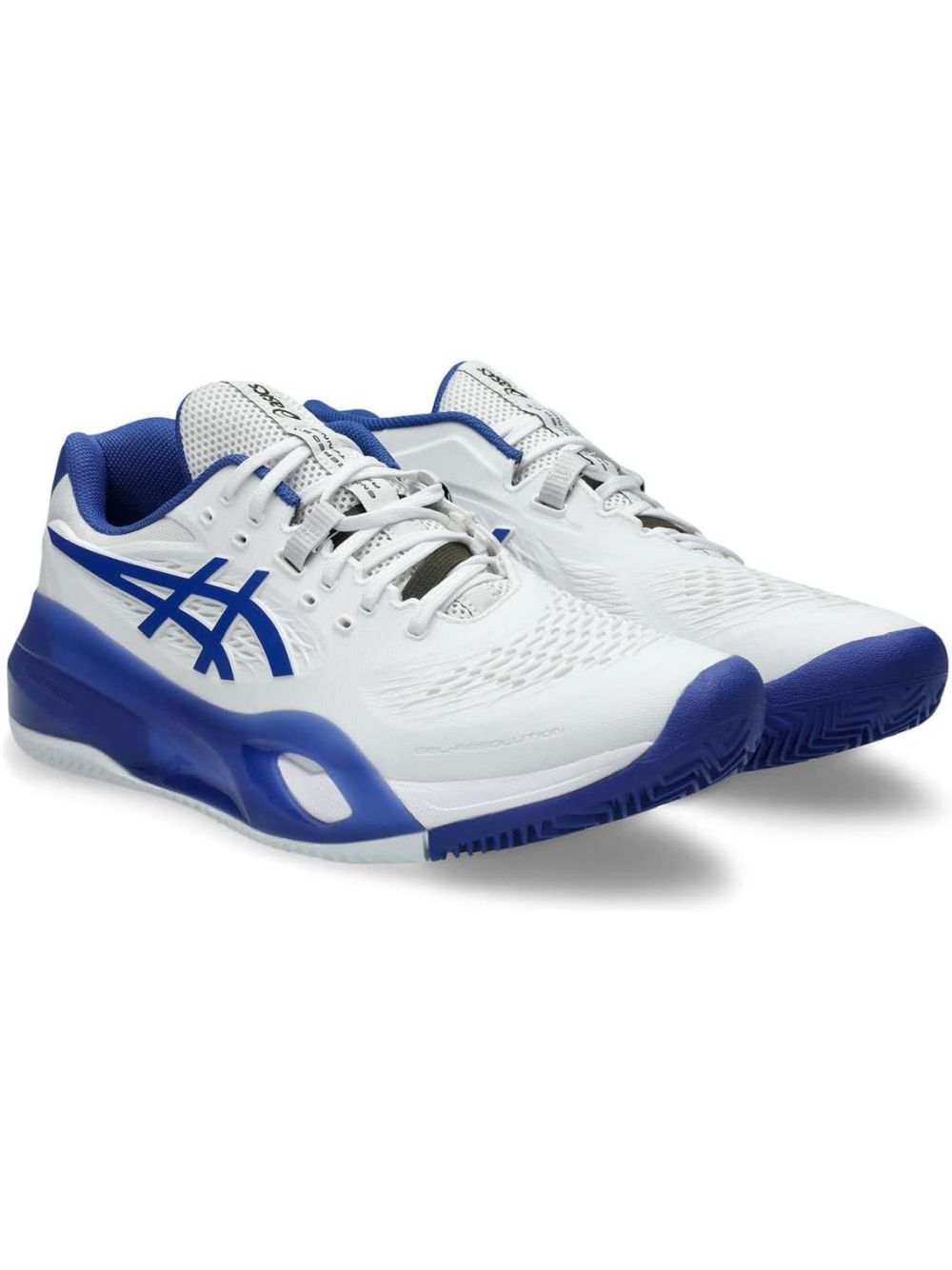 Scarpe Tennis Asics gel resolution x clay Uomo - Bianco