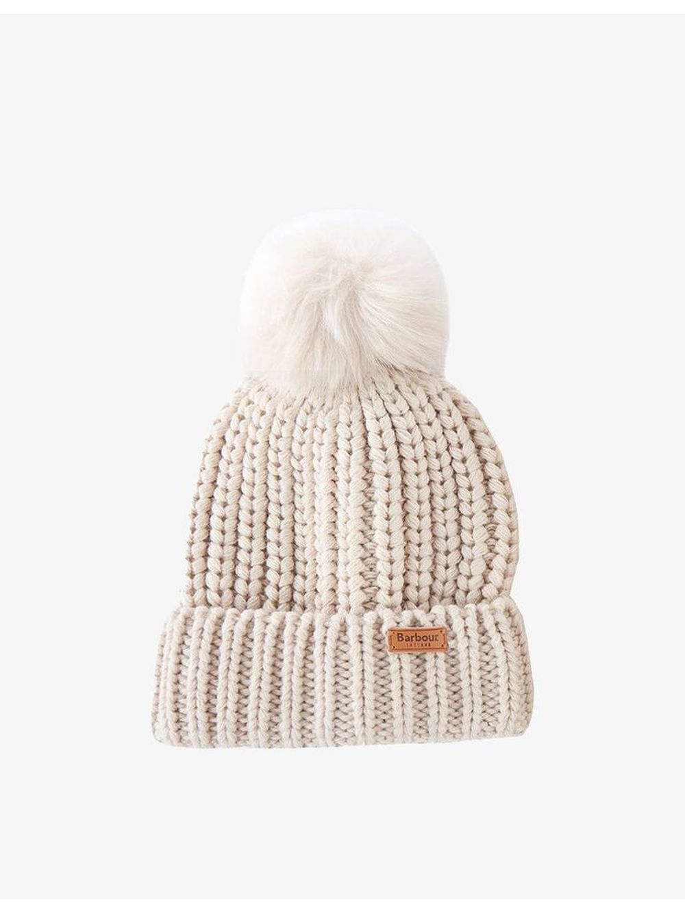 Set Barbour salturn beanie & scarf Donna - Bianco