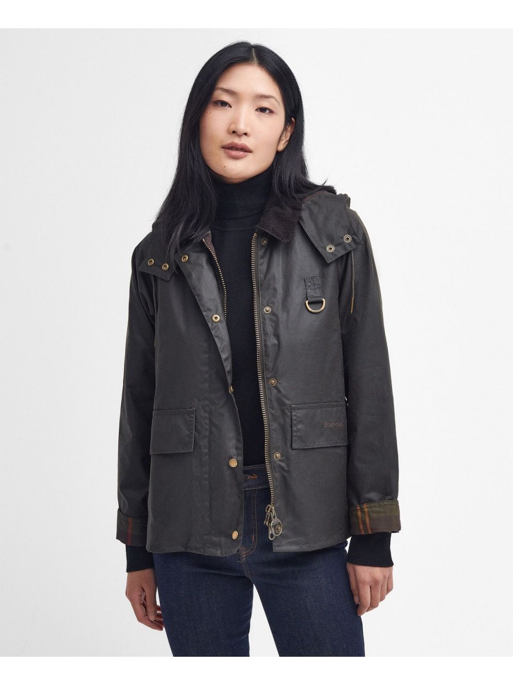 Giubbotto Barbour avon wax Donna - Oliva