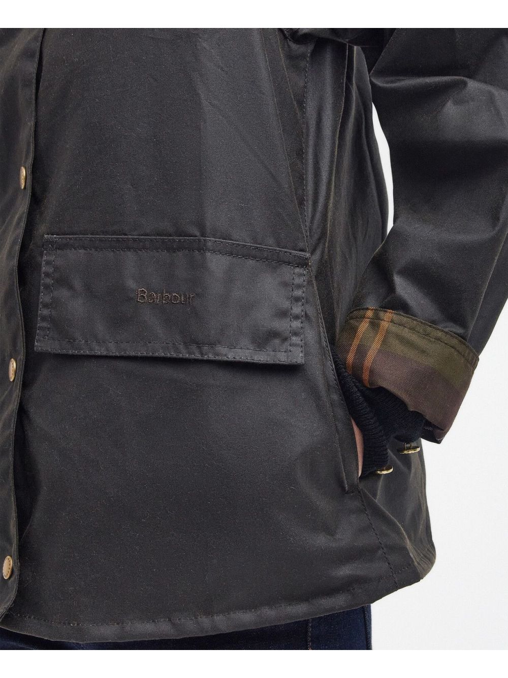 Giubbotto Barbour avon wax Donna - Oliva