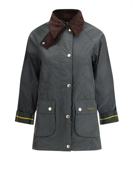 Giubbotto Barbour modern beadnell wax Donna - Marrone