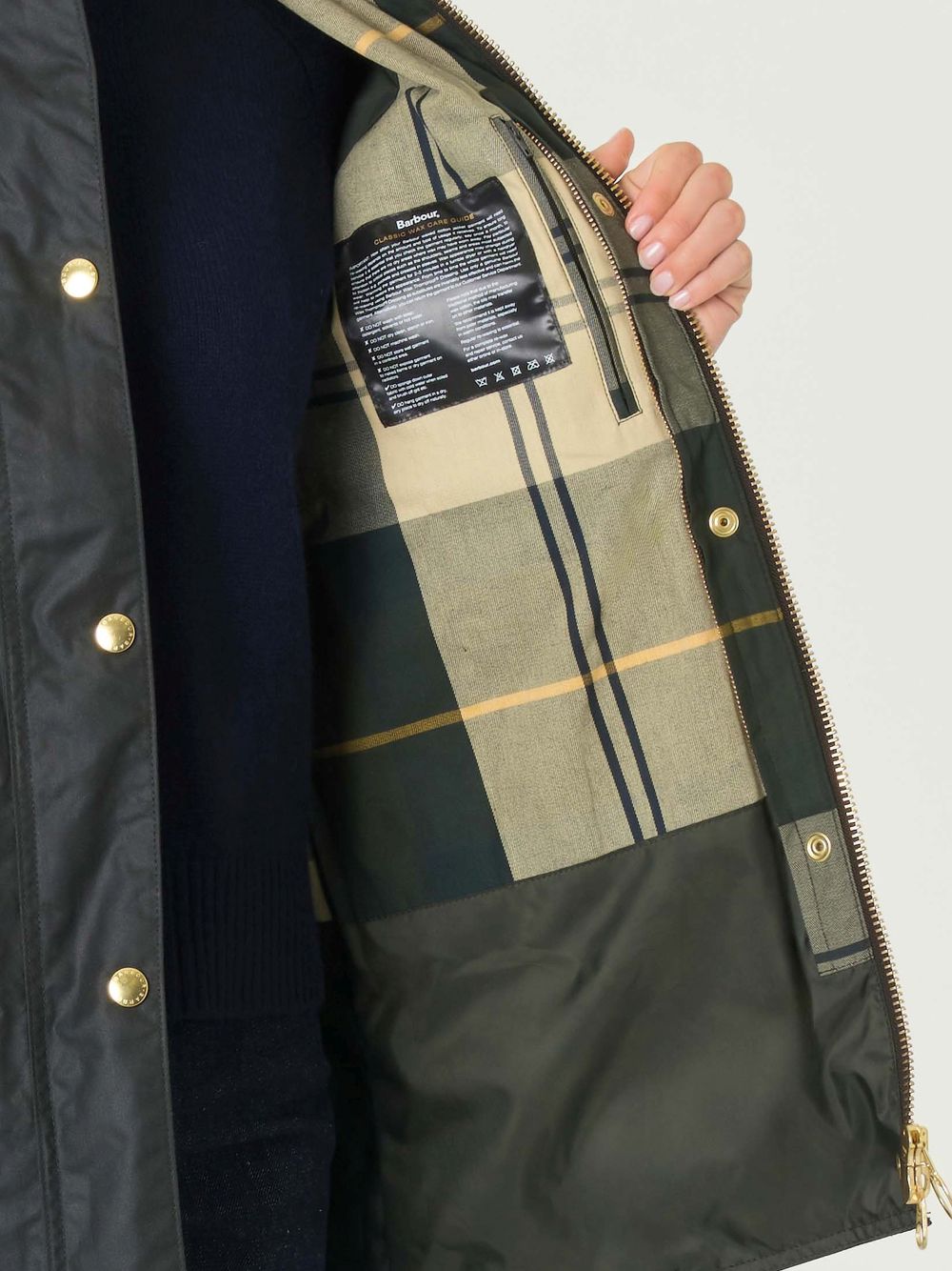 Giubbotto Barbour modern beadnell wax Donna - Marrone