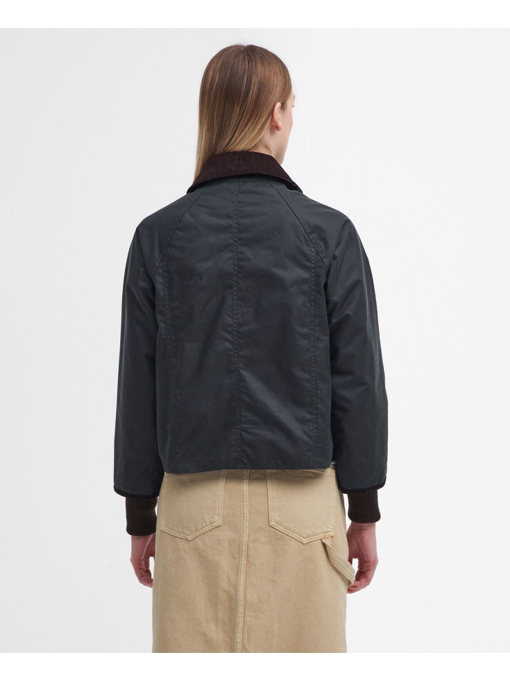 Giubbotto Barbour cropped beadnell Donna - Marrone