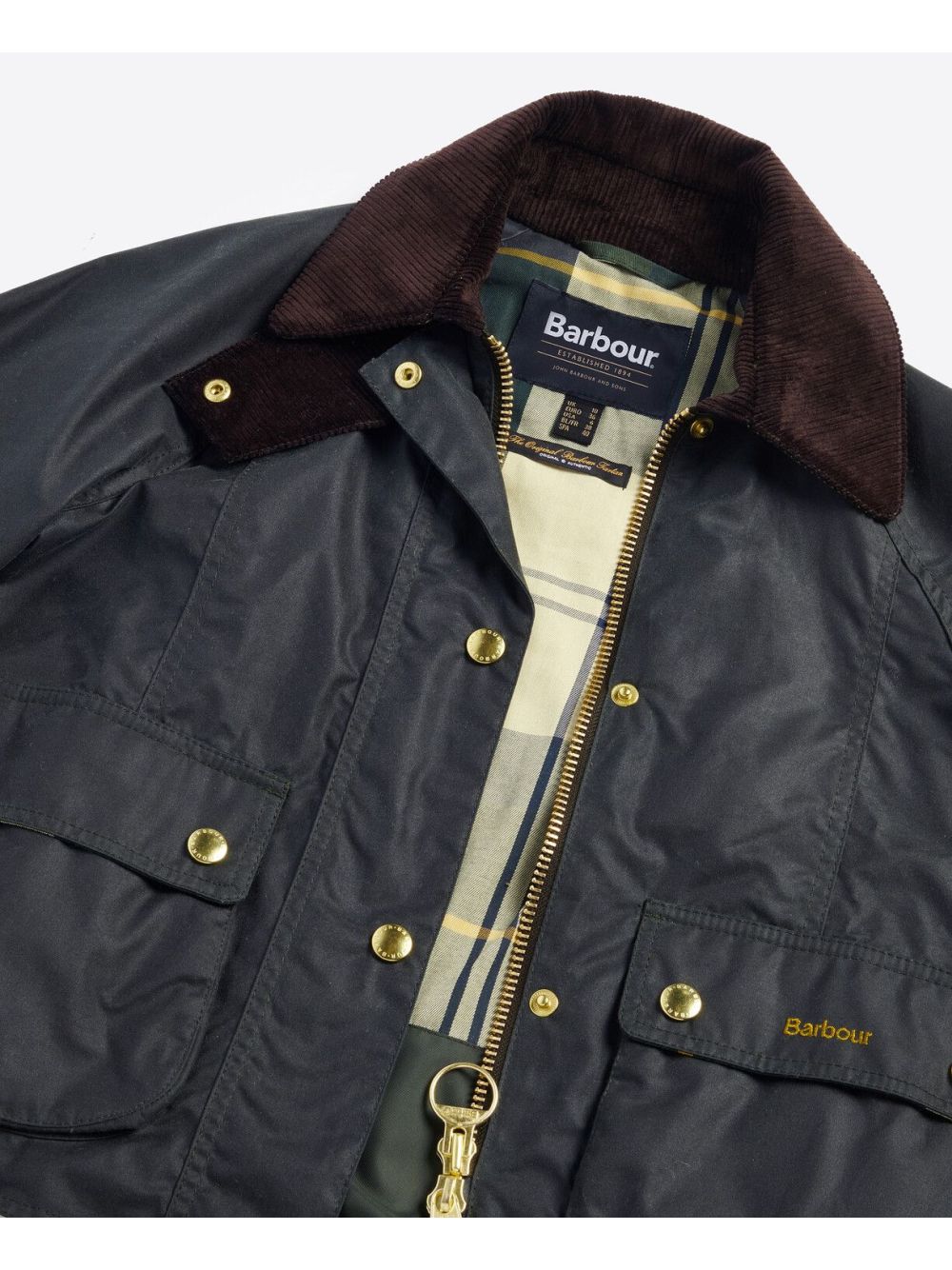 Giubbotto Barbour cropped beadnell Donna - Marrone