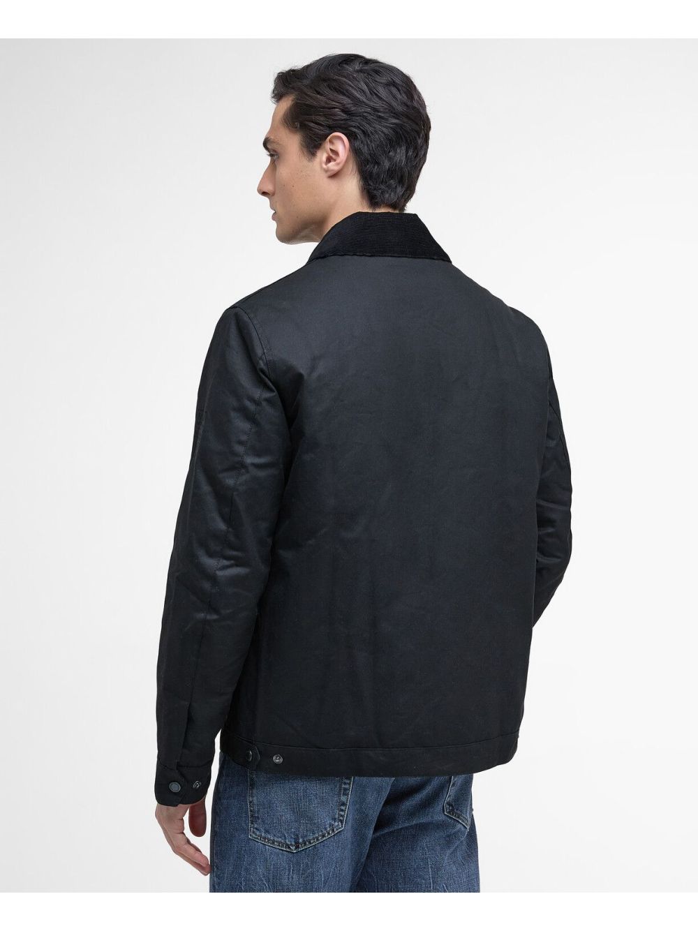 Giubbotto Barbour workers wax Uomo - Nero