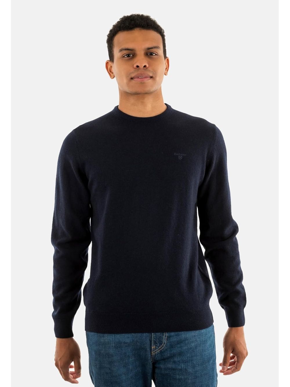Pullover Barbour essential l/woll Uomo - Navy