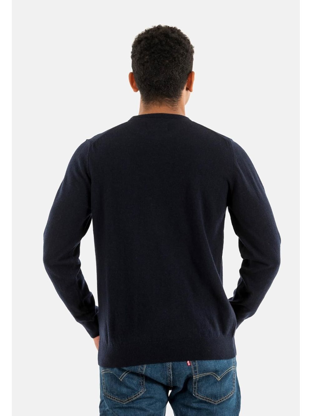 Pullover Barbour essential l/woll Uomo - Navy