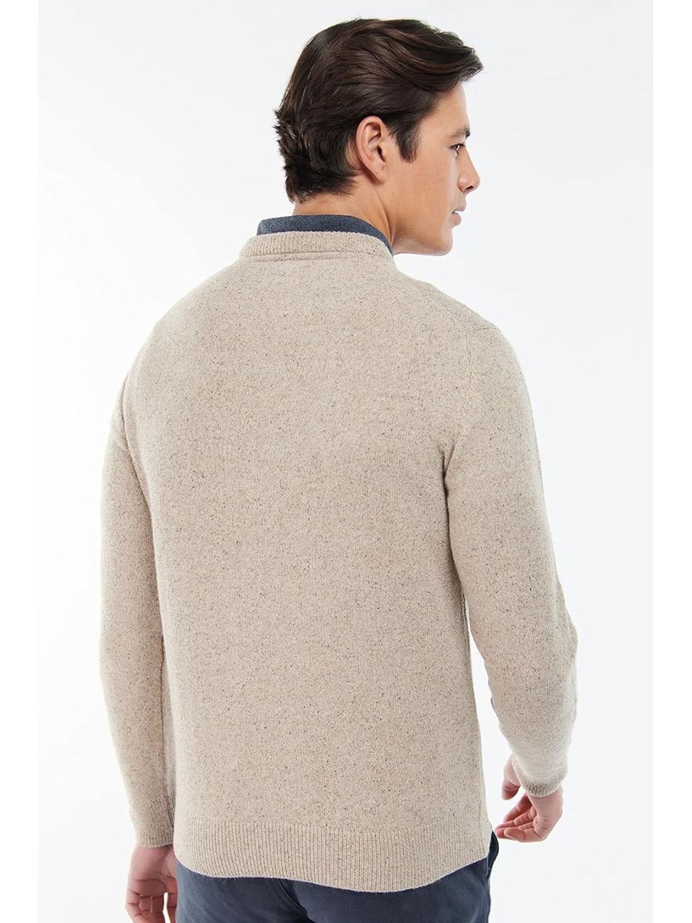 Pullover Barbour essential tisbury crew Uomo - Grigio