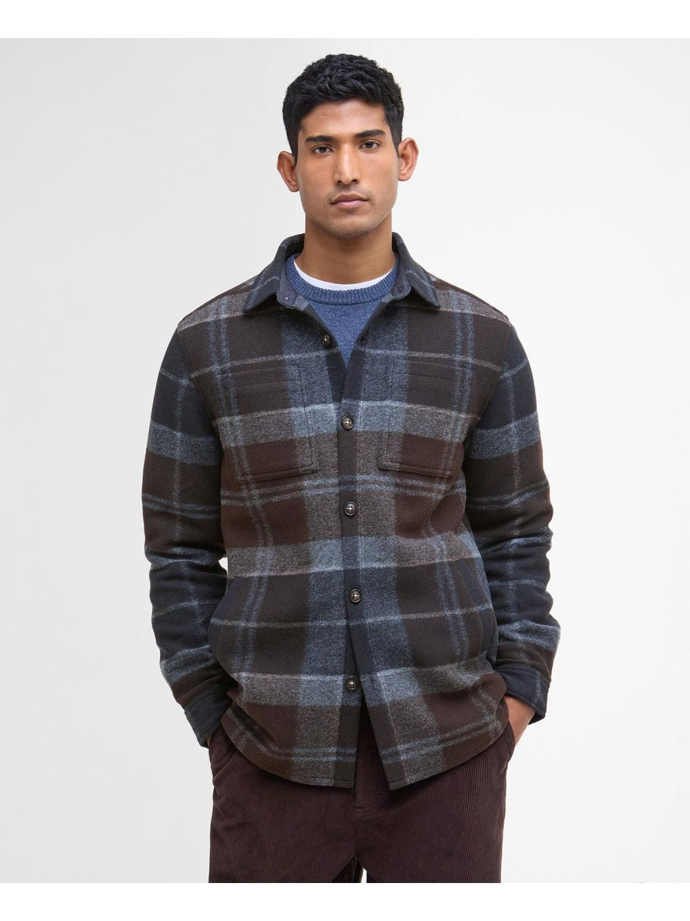 Camicia Barbour chapter tailored check Uomo - Blu