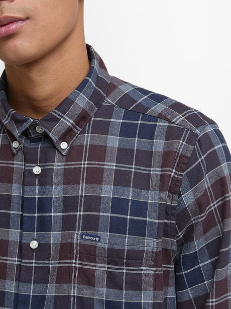 Camicia Barbour fortrose tailored Uomo - Blu