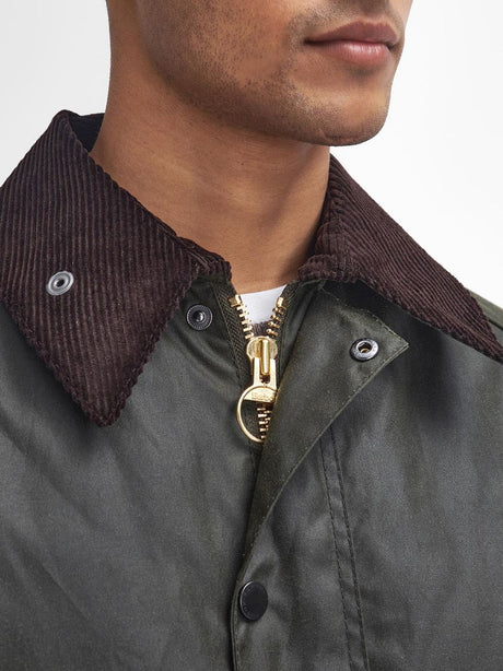 Giubbotto Barbour bedale wax Uomo - Oliva