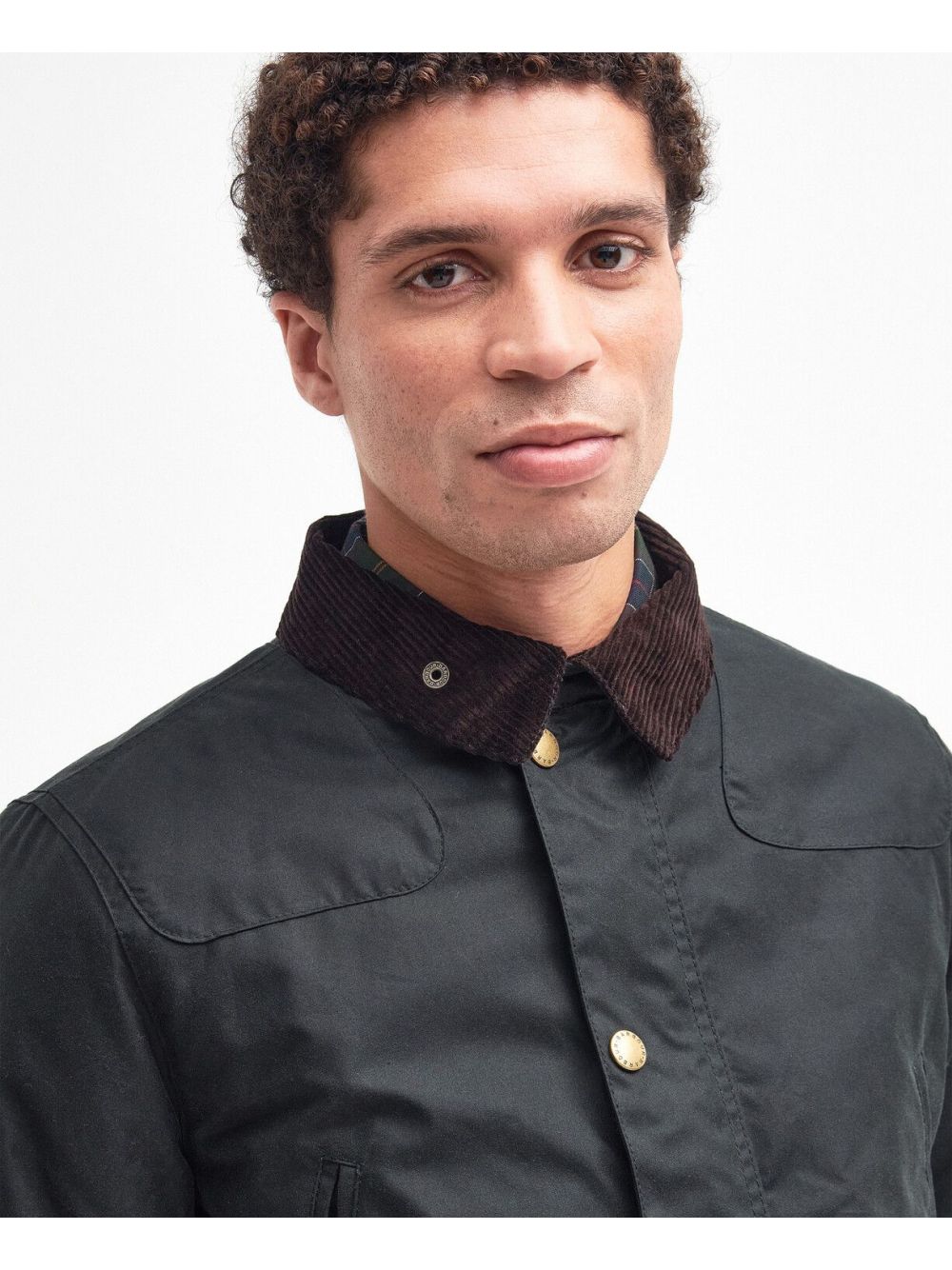 Giubbotto Barbour reelin wax Uomo - Marrone