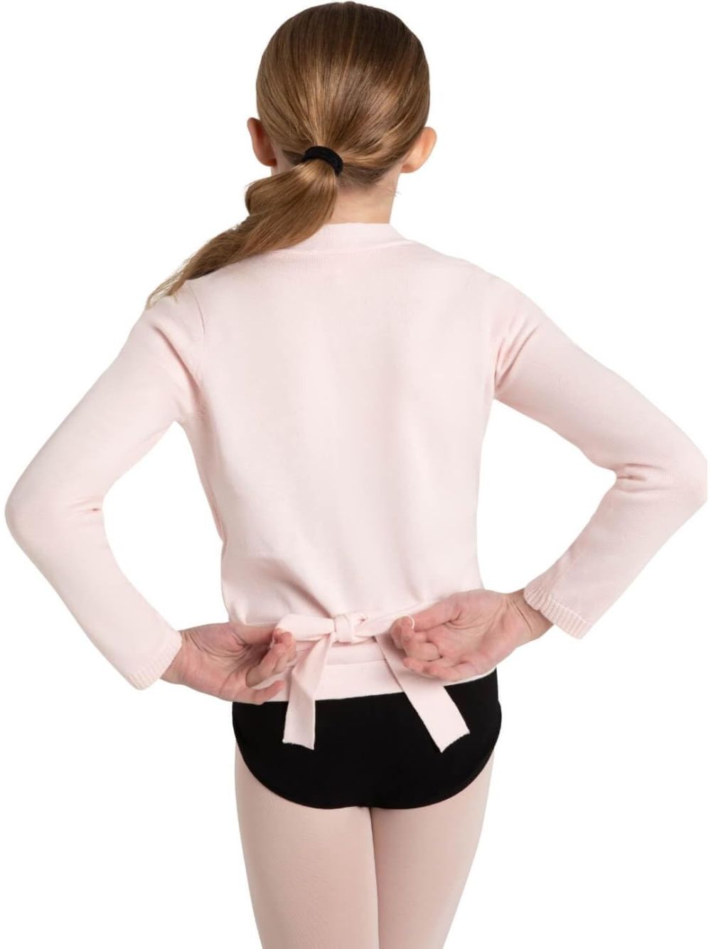 Maglia Sportiva Capezio wrap sweater Bambina - Rosa