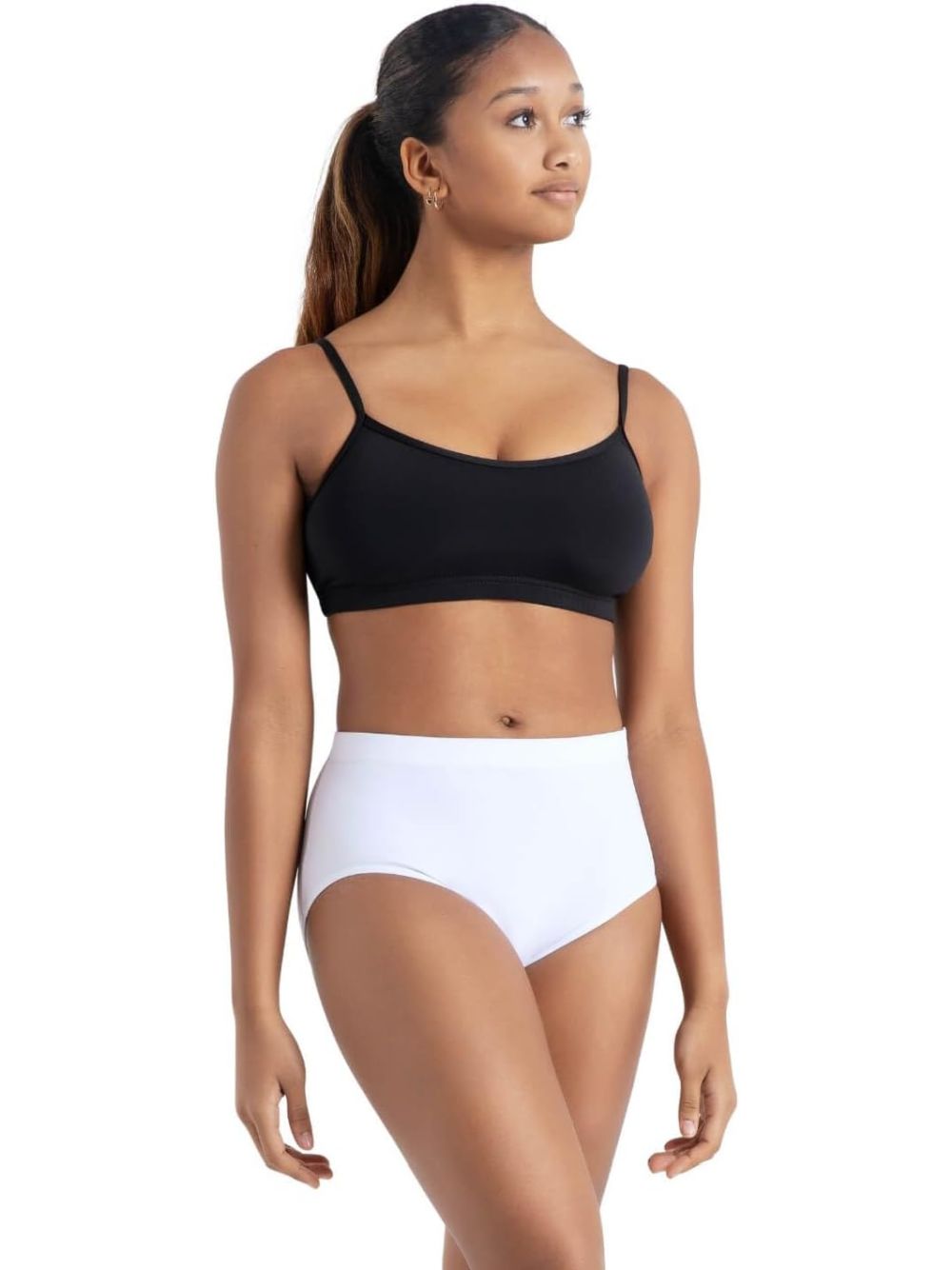 Top Sportivo Capezio piroutte leather Donna - Nero