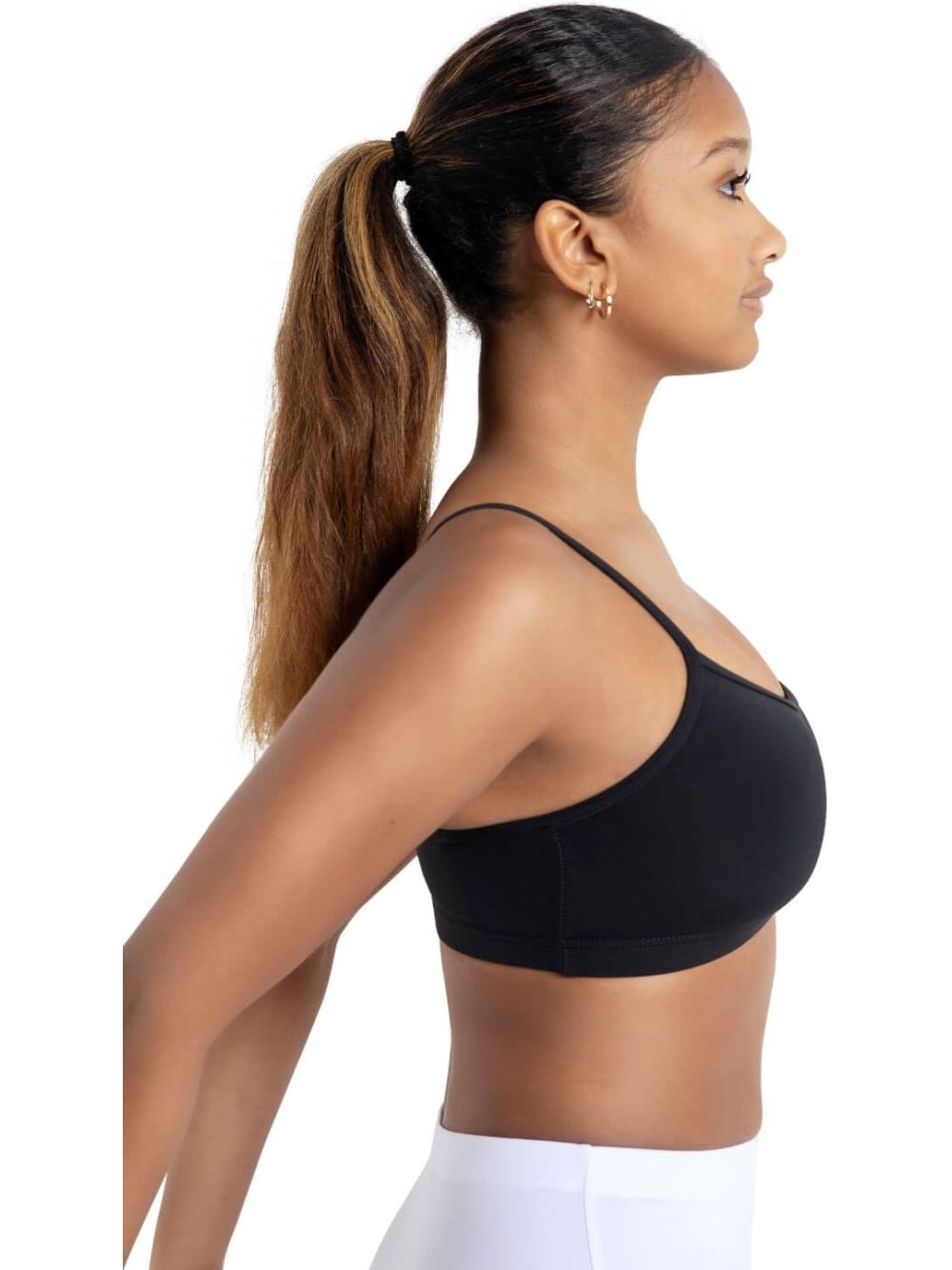 Top Sportivo Capezio piroutte leather Donna - Nero