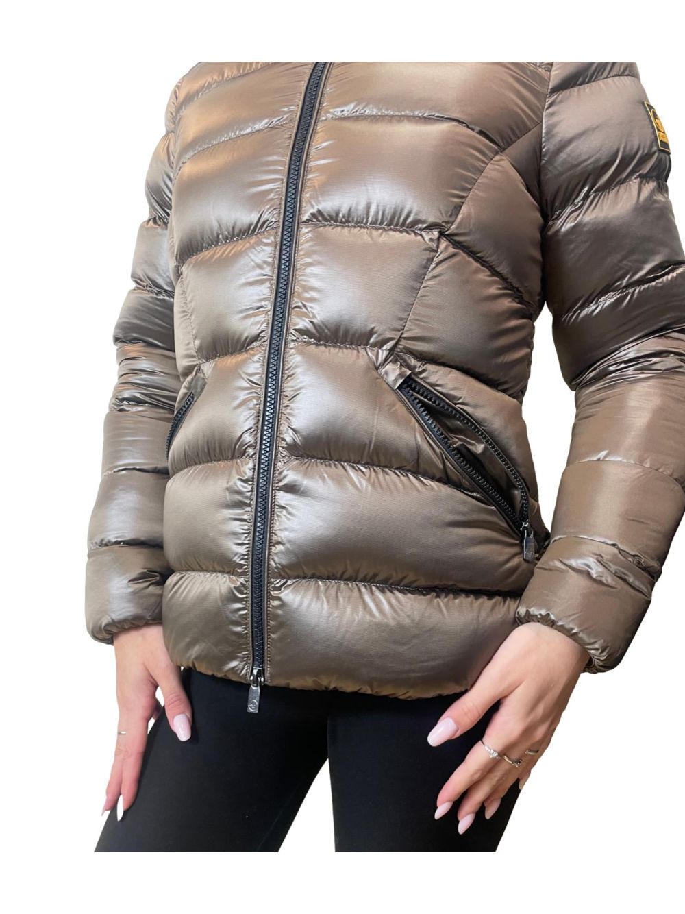 Piumino Ciesse Piumini RANGI REAL FUR Donna - Marrone