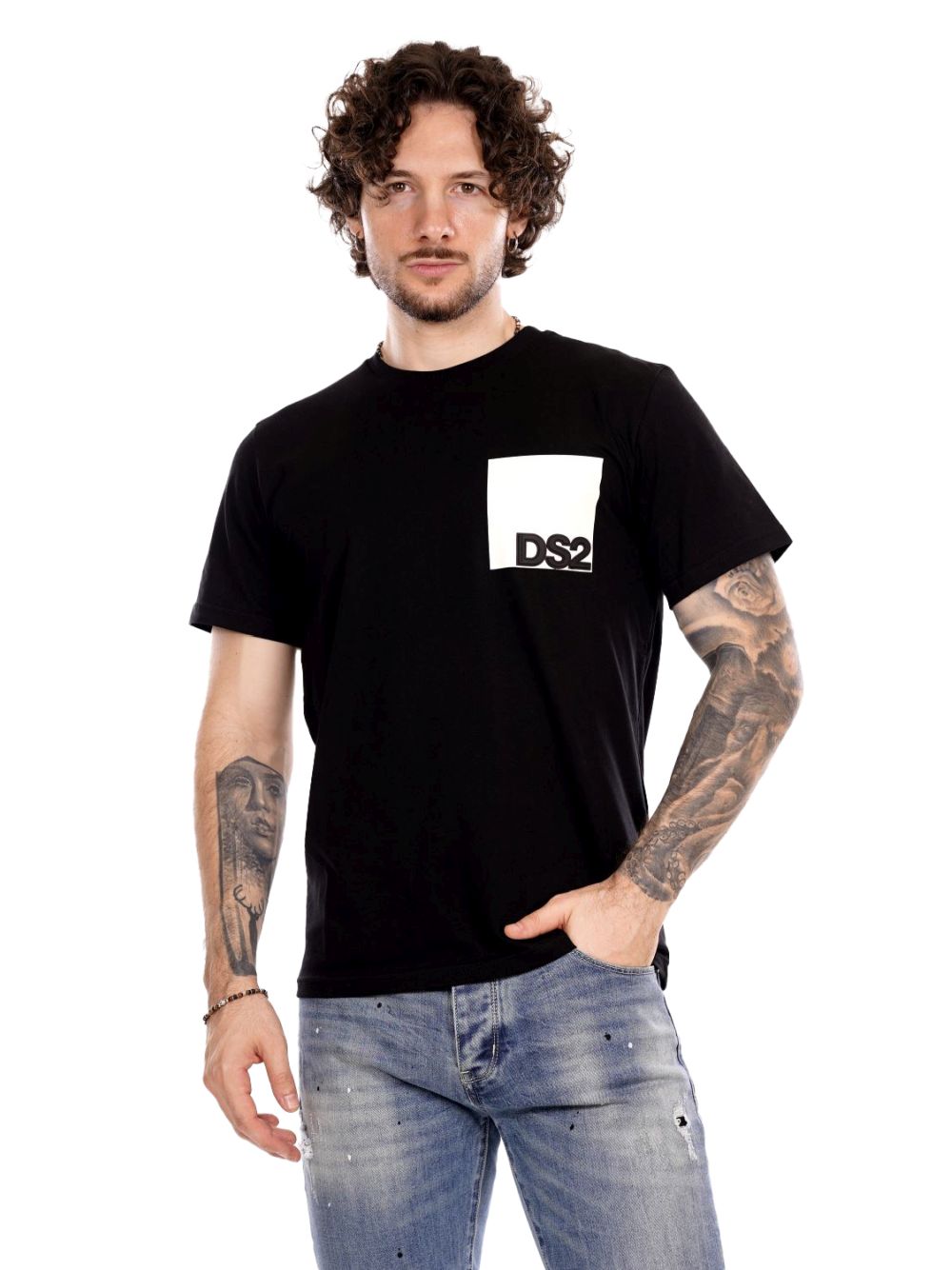 T-shirt Ds2 Uomo - Nero