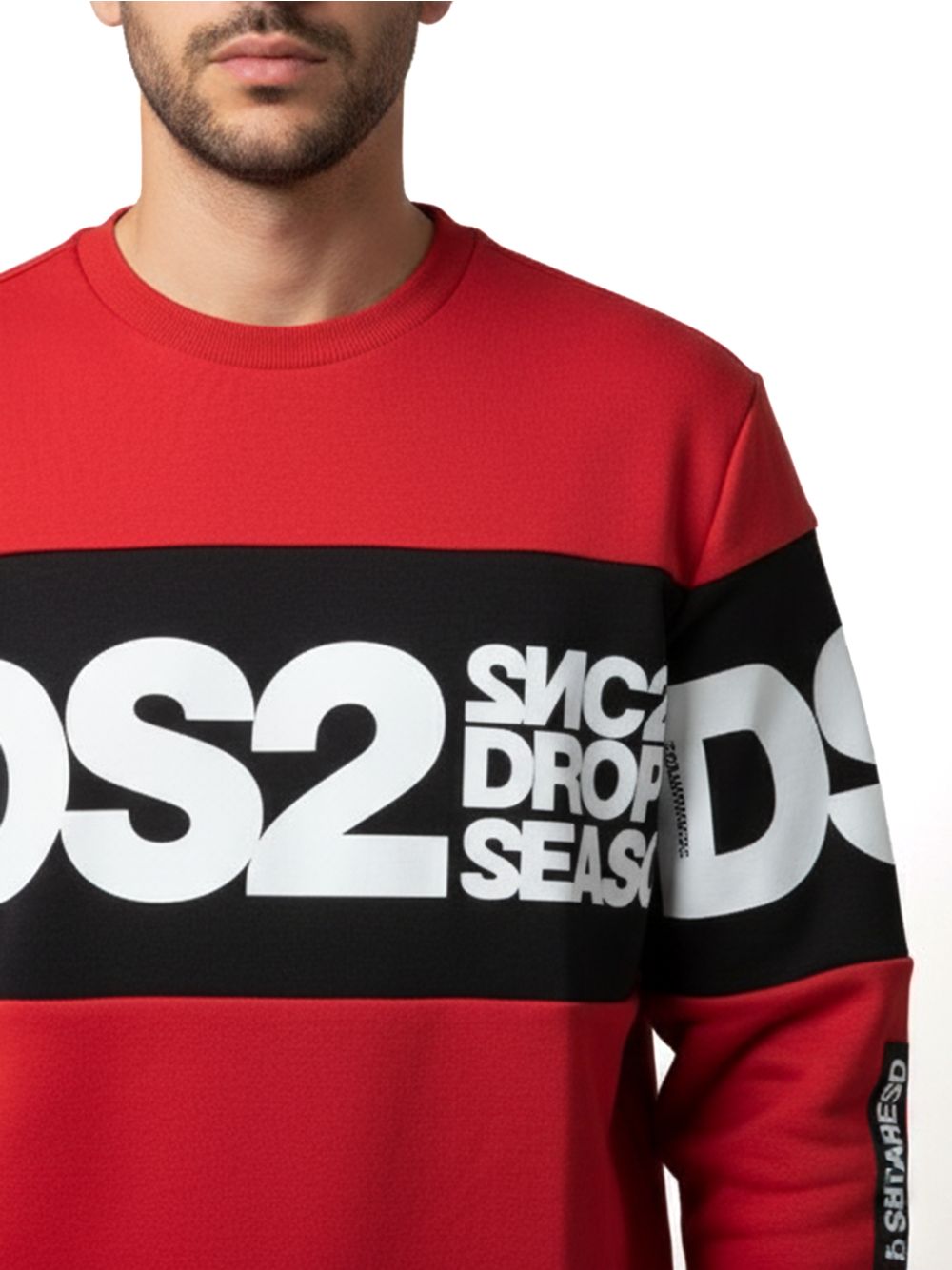 Felpa Ds2 Uomo - Rosso