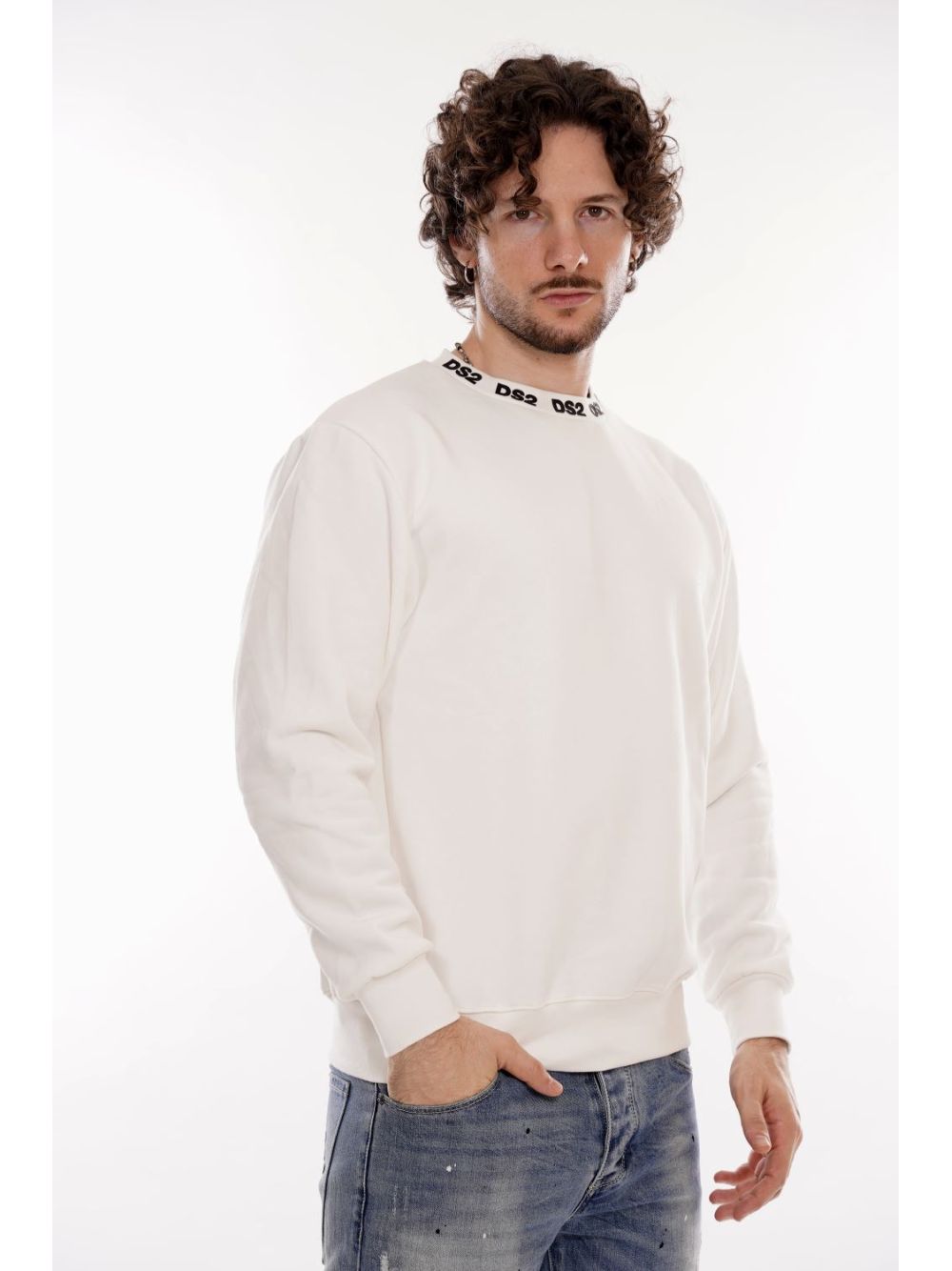 Felpa Ds2 Uomo - Bianco