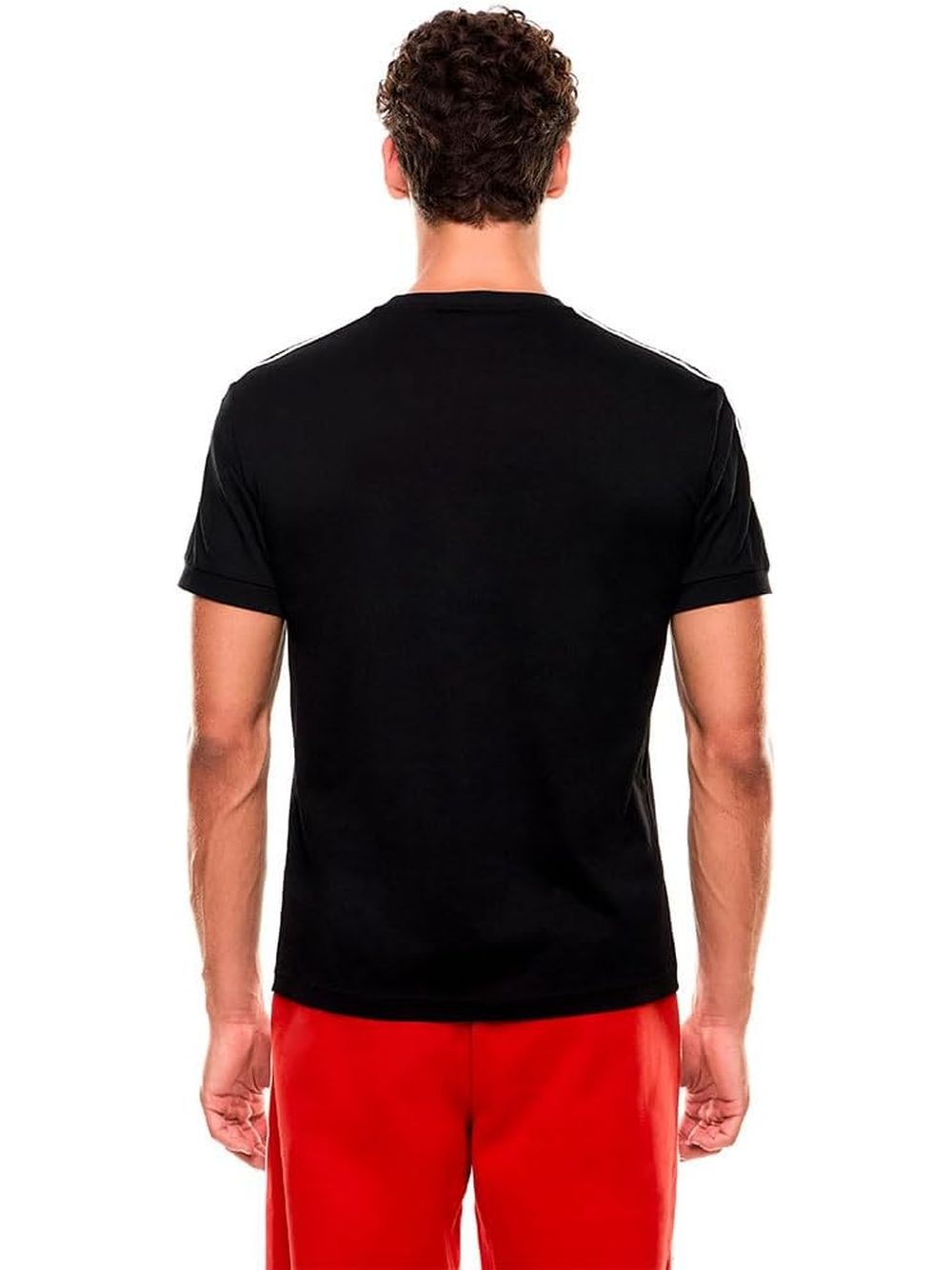 T-shirt Ea7 Train Logo Braided Tape Uomo - Nero