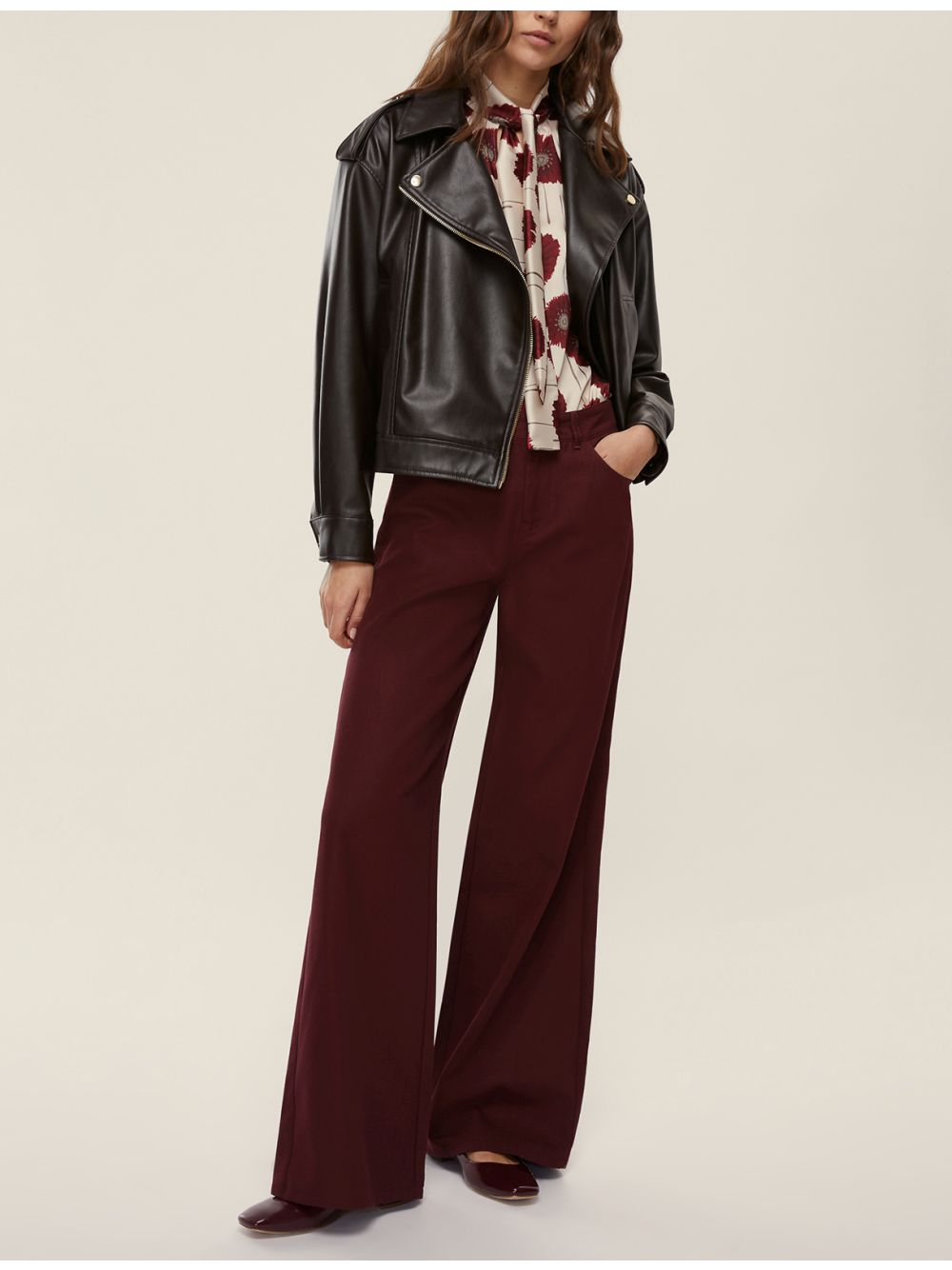 Pantalone Emme Marella TEBE Donna - Bordeaux