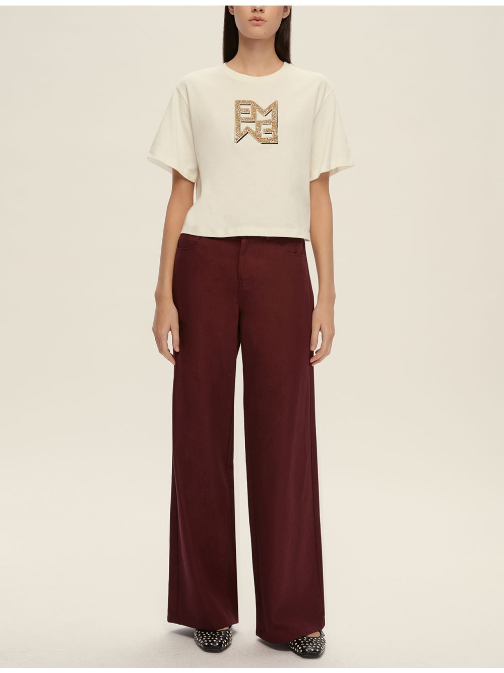 Pantalone Emme Marella TEBE Donna - Bordeaux