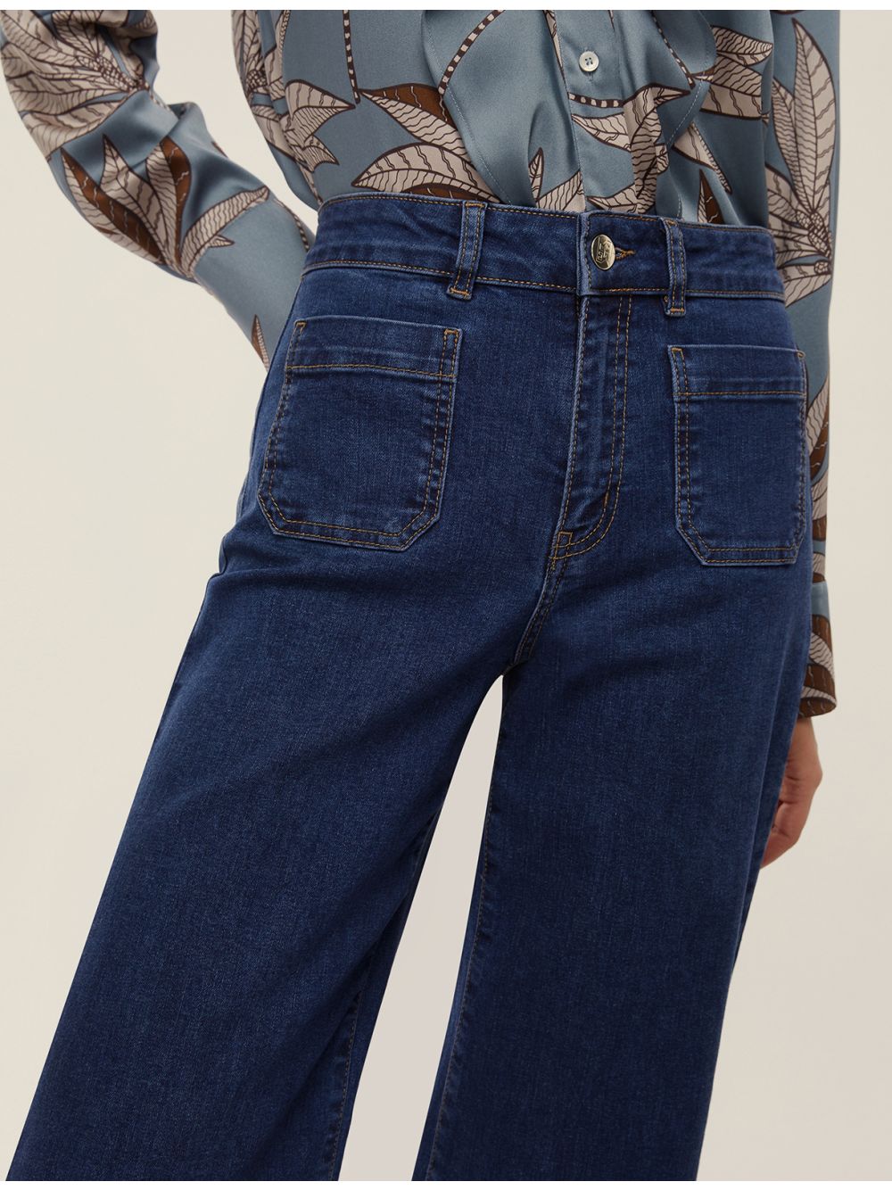 Pantalone Emme Marella PALMA Donna - Blu