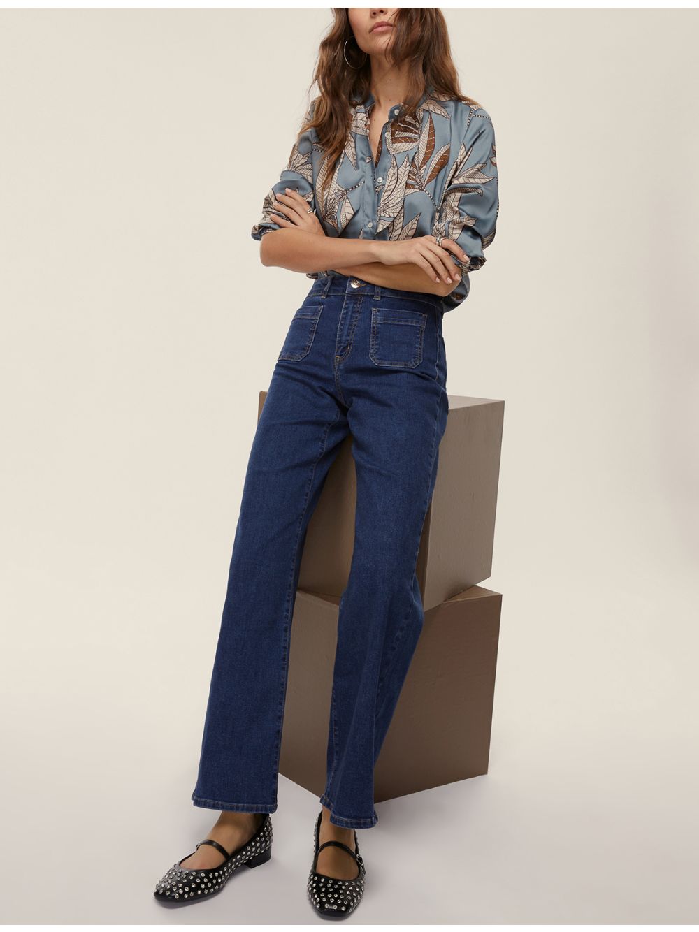 Pantalone Emme Marella PALMA Donna - Blu