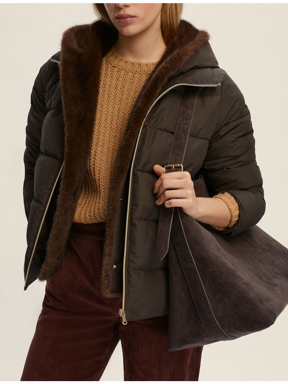 Giubbotto Emme Marella RETORE Donna - Cioccolato