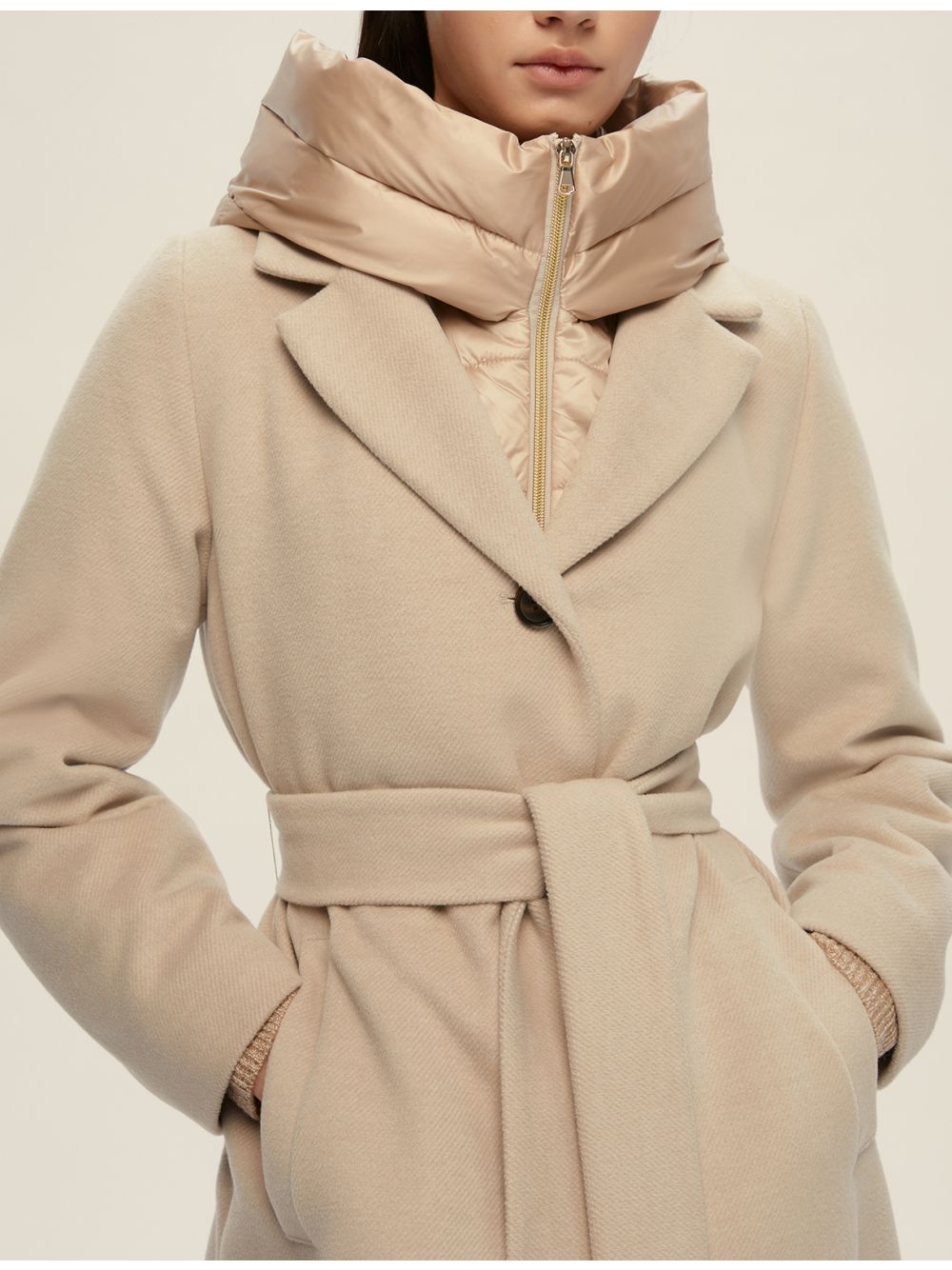 Giubbotto Emme Marella DESIDERIO Donna - Avorio