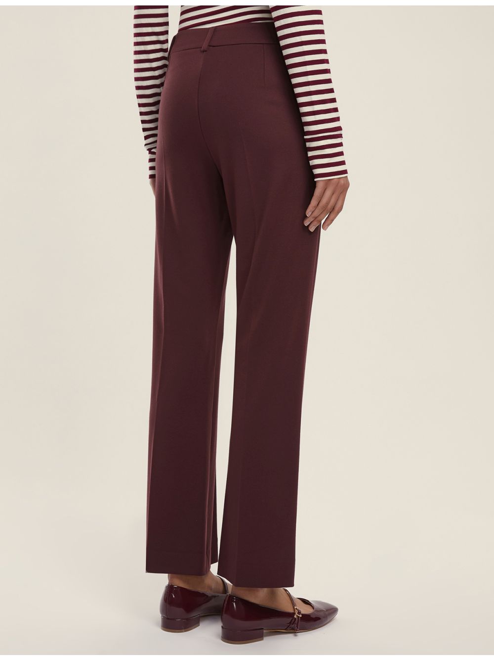 Pantalone Emme Marella FLARE Donna - Bordeaux