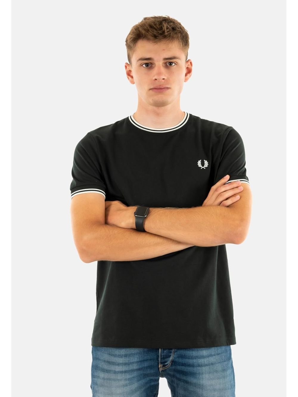 T-shirt Fred Perry Uomo - Verde