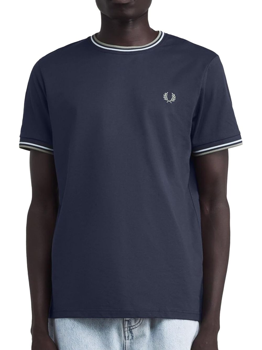 T-shirt Fred Perry Uomo - Blu