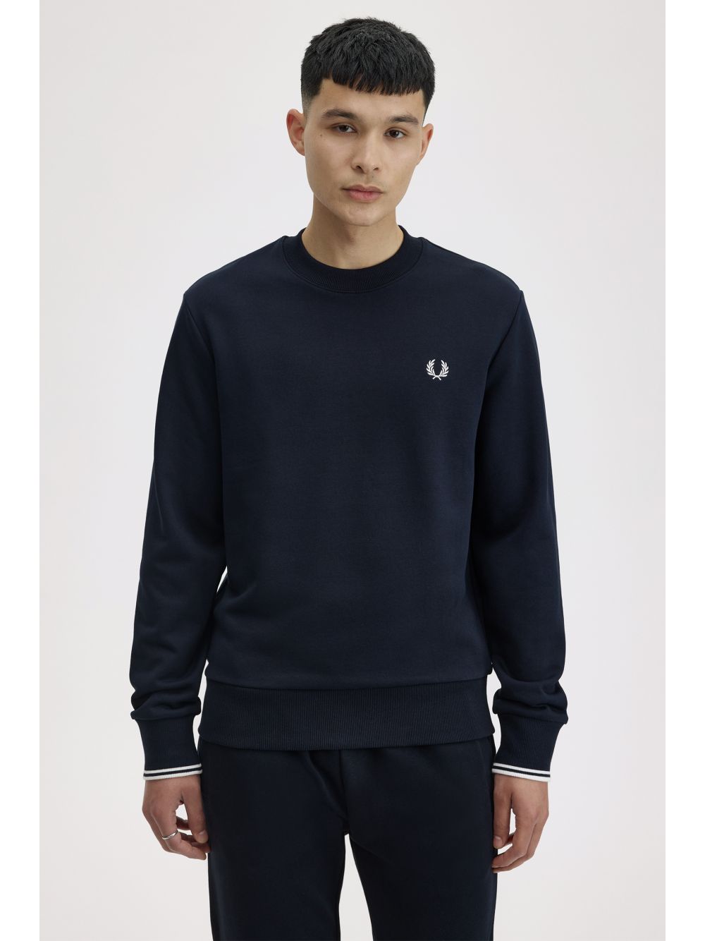 Felpa Fred Perry Uomo - Navy Fred Perry Angolo dello Sport