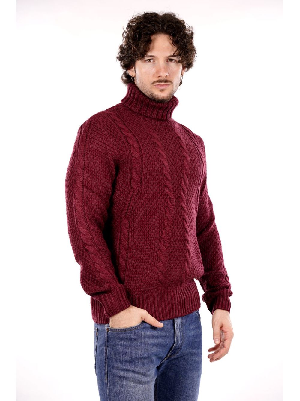 Pullover Gianni Lupo Uomo - Bordeaux