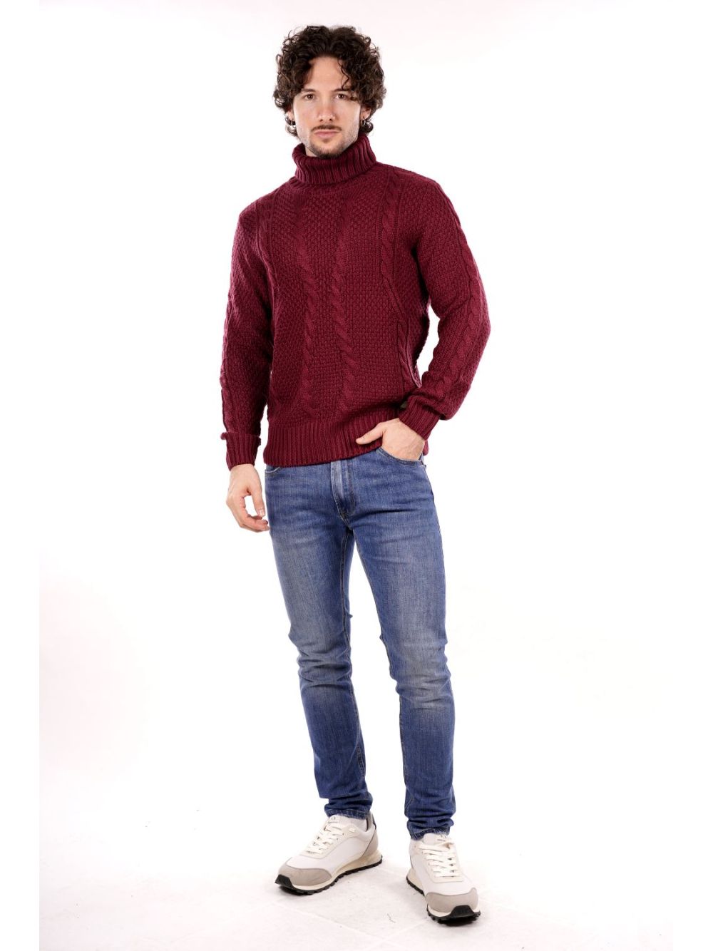 Pullover Gianni Lupo Uomo - Bordeaux