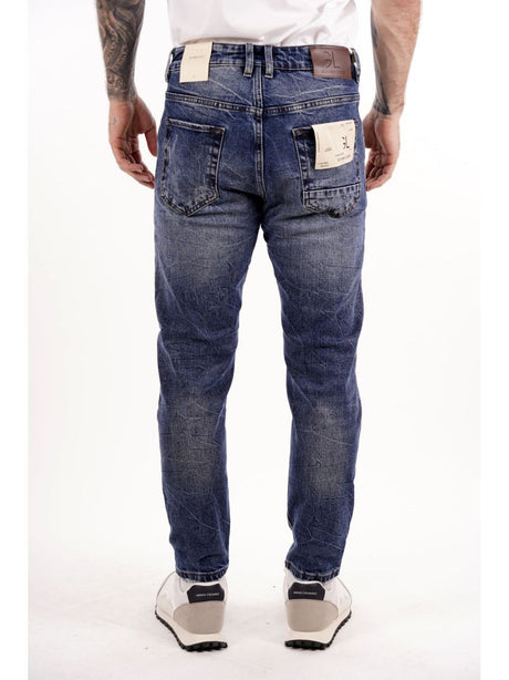 Jeans Gianni Lupo MIKE carrot cropped fit Uomo - Denim
