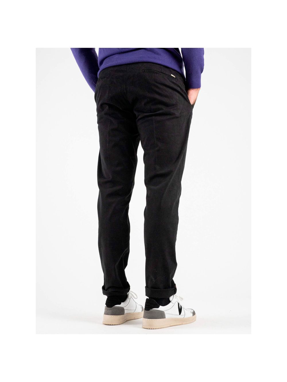 Pantalone Gianni Lupo chino stretch Uomo - Nero