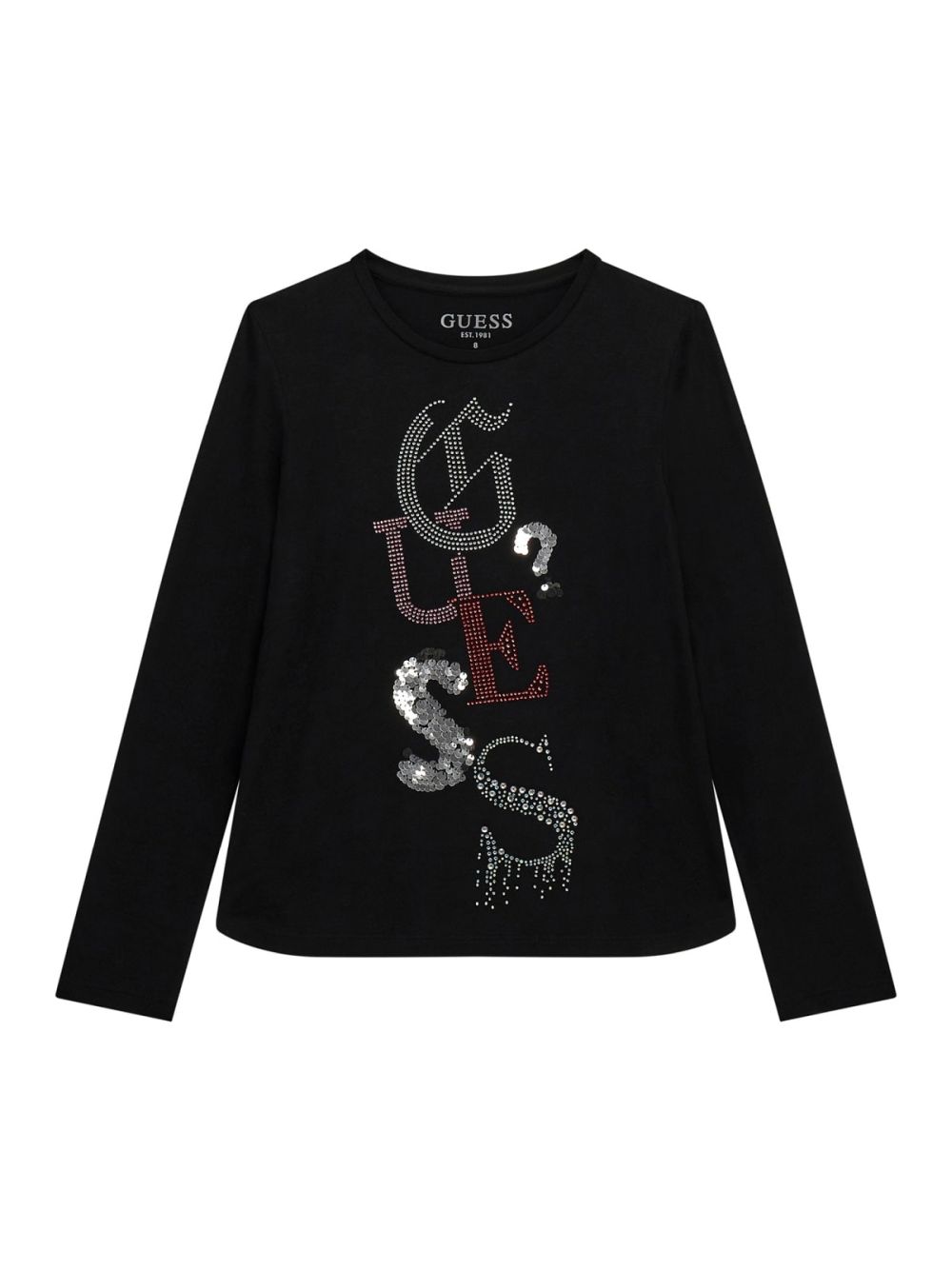 T-shirt Guess Bambina - Nero