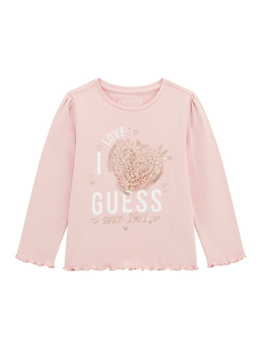 T-shirt Guess Bambina - Rosa